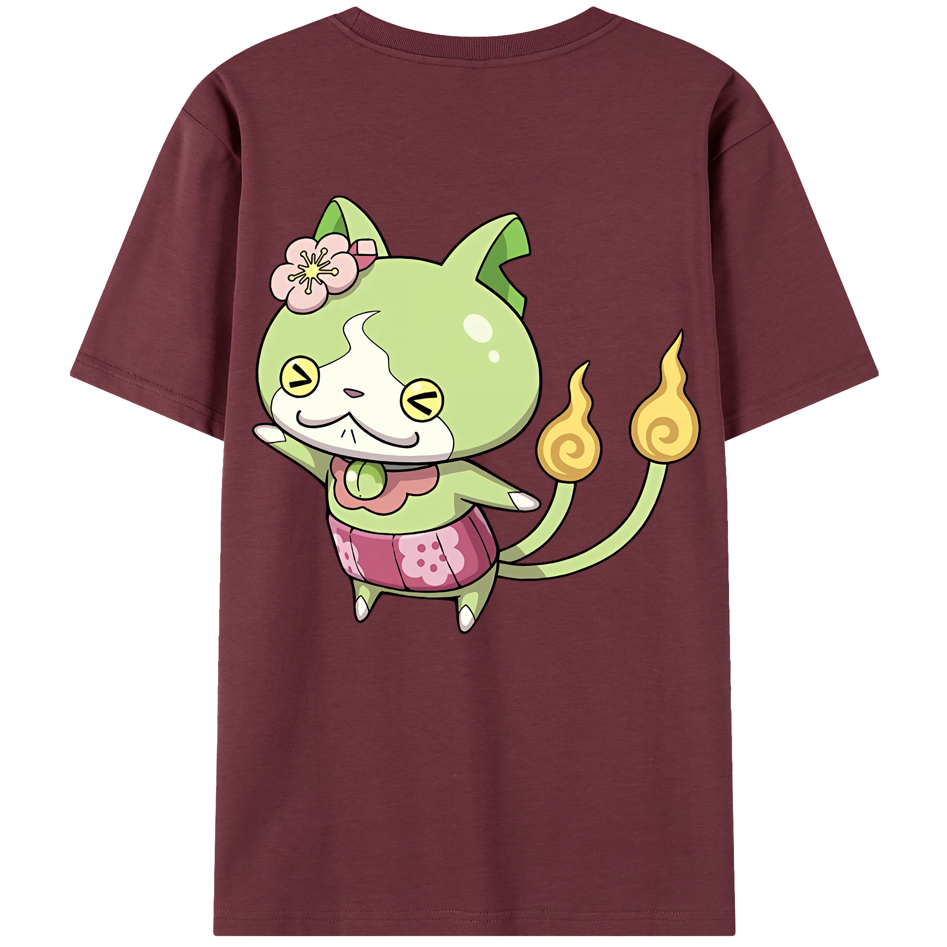 （画像用） 妖怪ウォッチ Yo-kai Watch 綿100％半袖Tシャツ（背面プリント）
